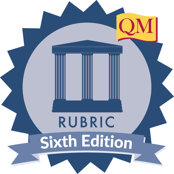 Quality Matters Applying the QM Rubric Badge