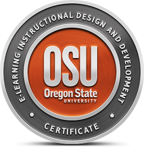 Oregon State University E-Learning Badge